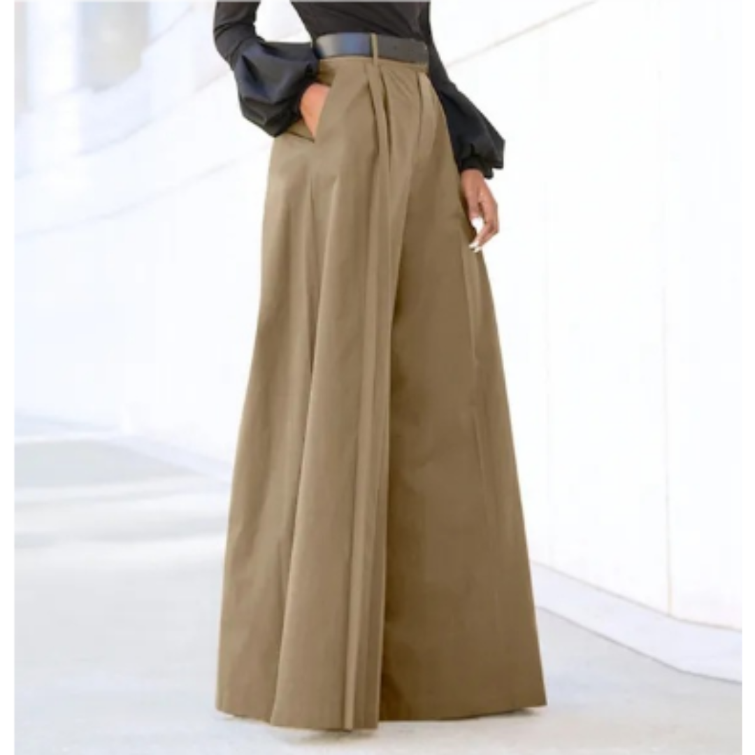 Femme Pantalon large – style moderne et confort fluide