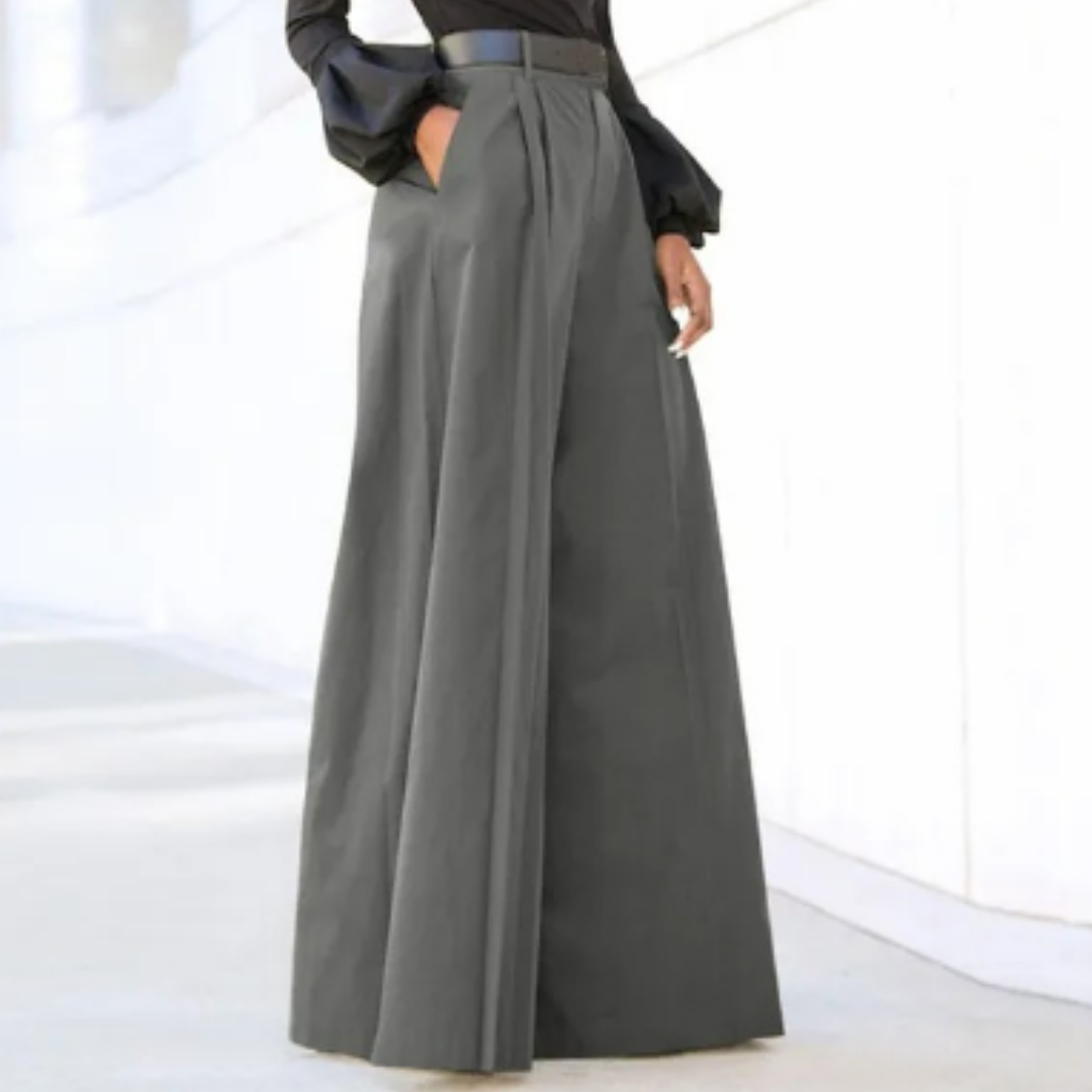 Femme Pantalon large – style moderne et confort fluide