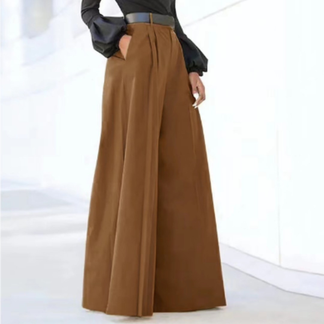 Femme Pantalon large – style moderne et confort fluide