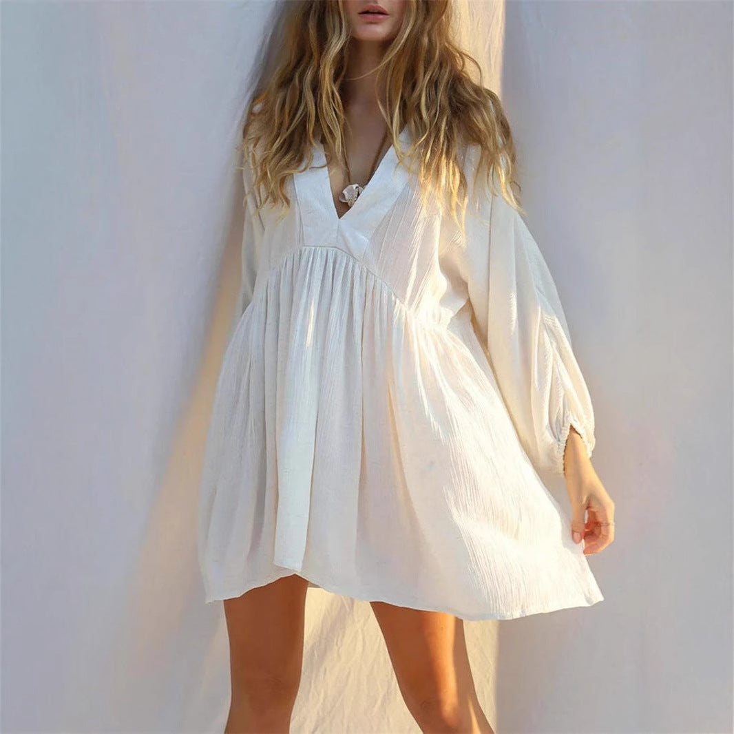 Femme Robe mini – fluidité estivale et élégance décontractée
