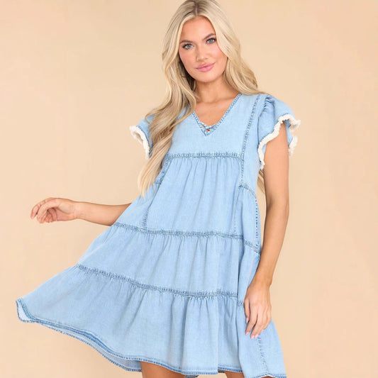 Robe en jean femme | Vêtements printemps/été | Marie-2