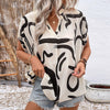 Blouse Femme Imprimé Géométrique