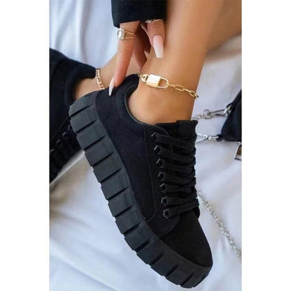 Femme Chaussures de sport – semelle de plateau et confort orthopédique
