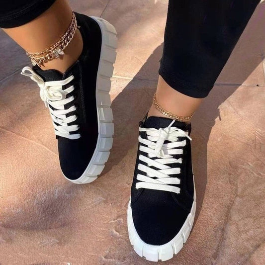 Femme Chaussures de sport – semelle de plateau et confort orthopédique