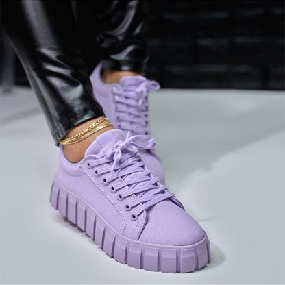 Femme Chaussures de sport – semelle de plateau et confort orthopédique