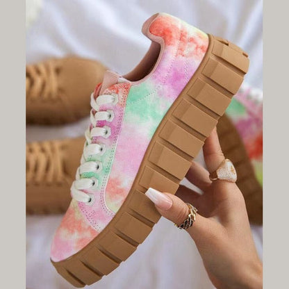Femme Chaussures de sport – semelle de plateau et confort orthopédique