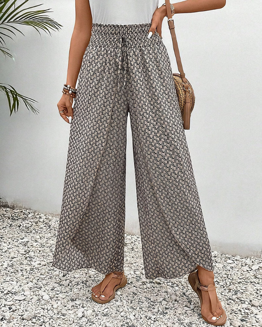 Femme Pantalon d’été – coupe large et confort léger