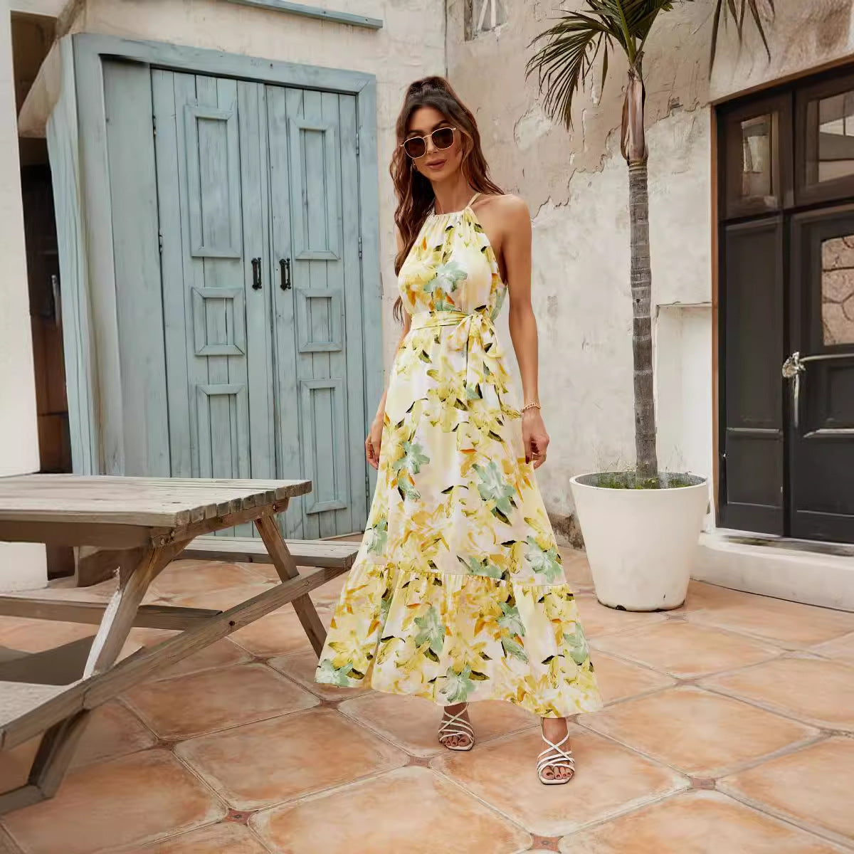 Femme Robe maxi – style fluide et moderne