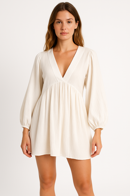 Femme Robe mini – fluidité estivale et élégance décontractée