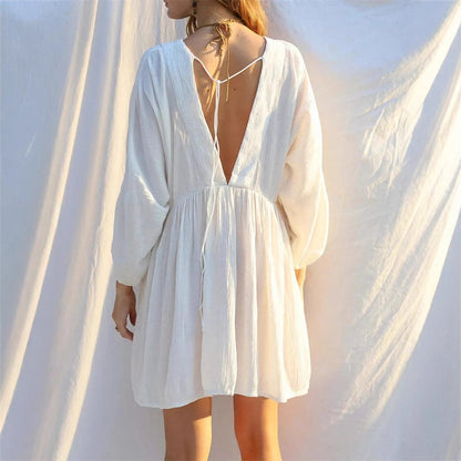 Femme Robe mini – fluidité estivale et élégance décontractée